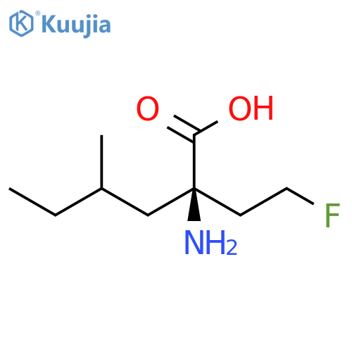 2-amino-2-(2-fluoroethyl)-4-methylhexanoic acid structure