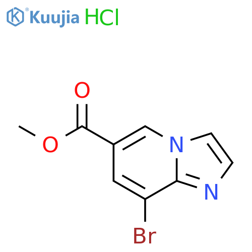 methyl 8-bromoimidazo1,2-apyridine-6-carboxylate hydrochloride structure
