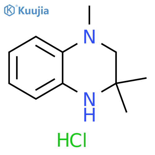 1,3,3-trimethyl-1,2,3,4-tetrahydroquinoxaline hydrochloride structure