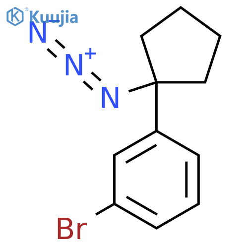 1-(1-Azidocyclopentyl)-3-bromobenzene structure