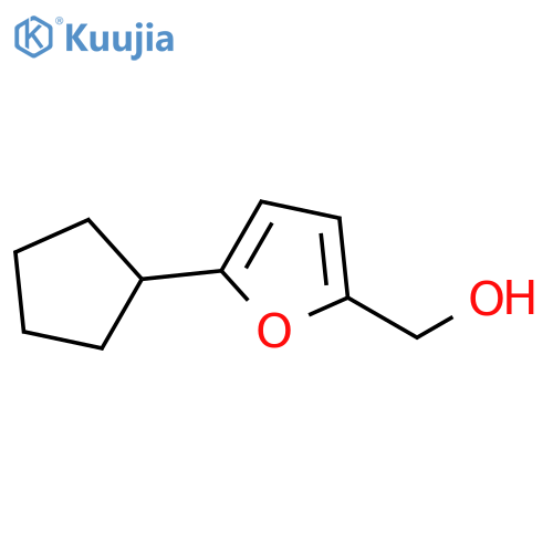 (5-Cyclopentylfuran-2-yl)methanol structure
