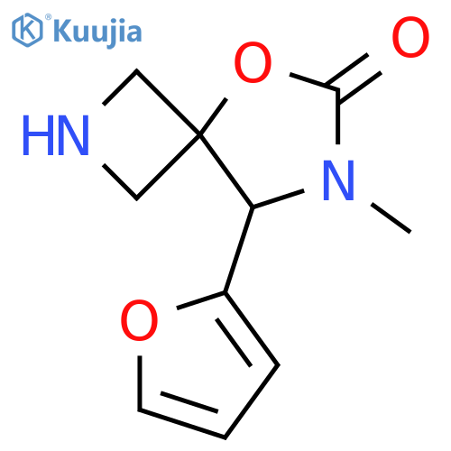 8-(furan-2-yl)-7-methyl-5-oxa-2,7-diazaspiro3.4octan-6-one structure