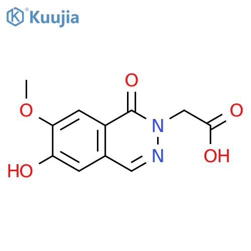 2-(6-hydroxy-7-methoxy-1-oxo-1,2-dihydrophthalazin-2-yl)acetic acid structure