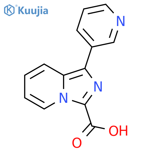 1-(pyridin-3-yl)imidazo1,5-apyridine-3-carboxylic acid structure