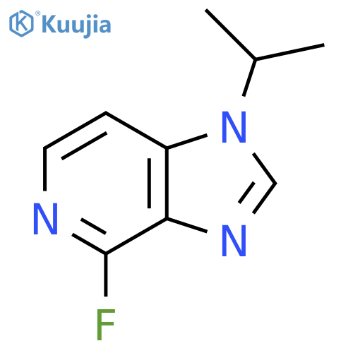 4-fluoro-1-(propan-2-yl)-1H-imidazo4,5-cpyridine structure