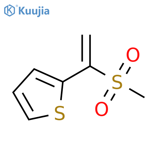 2-(1-methanesulfonylethenyl)thiophene structure