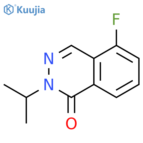 1(2H)-Phthalazinone, 5-fluoro-2-(1-methylethyl)- structure