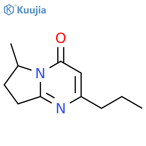 6-Methyl-2-propyl-7,8-dihydro-6H-pyrrolo[1,2-a]pyrimidin-4-one structure