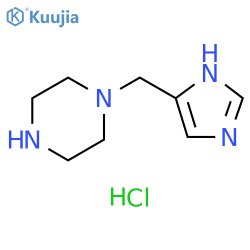 1-(1H-imidazol-4-yl)methylpiperazine trihydrochloride structure