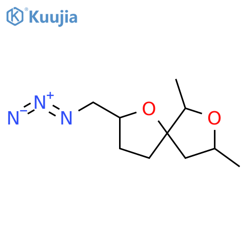 2-(azidomethyl)-6,8-dimethyl-1,7-dioxaspiro4.4nonane structure