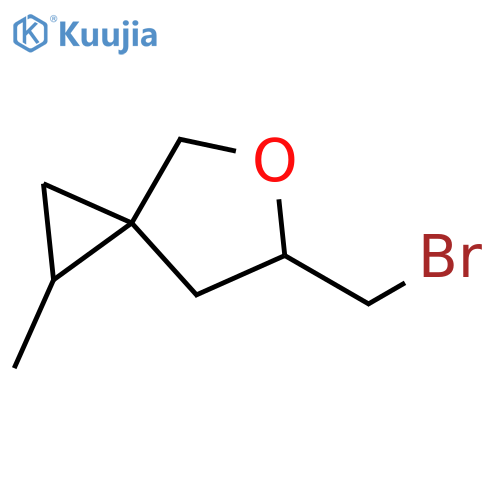 6-(bromomethyl)-1-methyl-5-oxaspiro2.4heptane structure