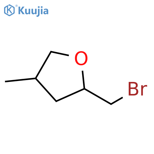 2-(bromomethyl)-4-methyloxolane, Mixture of diastereomers structure