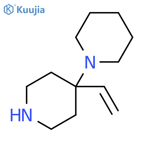4-ethenyl-4-(piperidin-1-yl)piperidine structure
