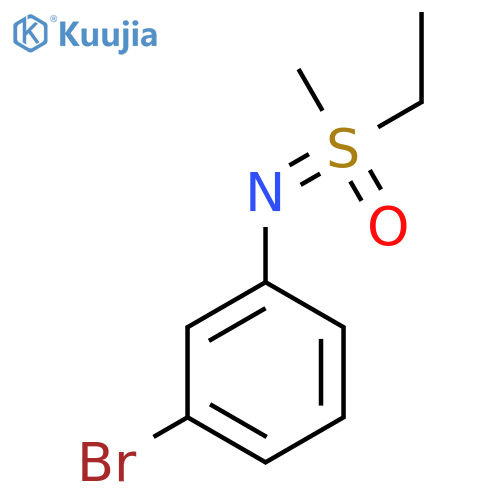 (3-bromophenyl)imino(ethyl)methyl-lambda6-sulfanone structure