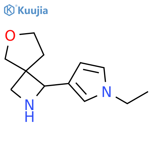1-(1-ethyl-1H-pyrrol-3-yl)-6-oxa-2-azaspiro3.4octane structure