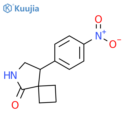 8-(4-nitrophenyl)-6-azaspiro3.4octan-5-one structure