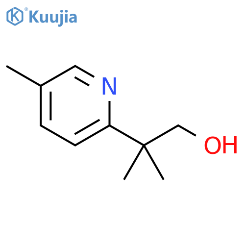 2-Pyridineethanol, β,β,5-trimethyl- structure