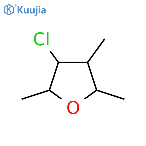 3-Chloro-2,4,5-trimethyloxolane structure