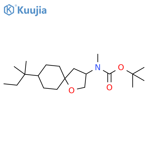 tert-butyl N-methyl-N-8-(2-methylbutan-2-yl)-1-oxaspiro4.5decan-3-ylcarbamate structure