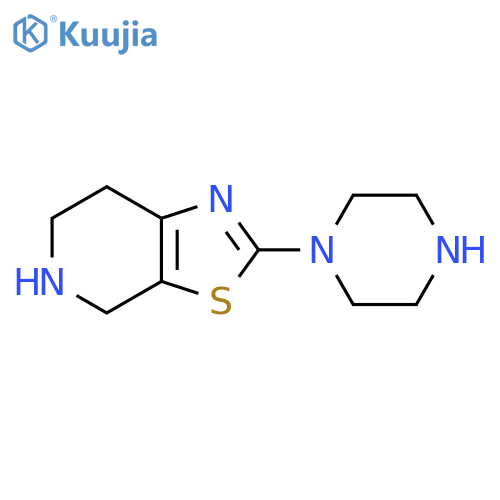 1-{4H,5H,6H,7H-1,3thiazolo5,4-cpyridin-2-yl}piperazine structure