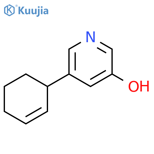 5-(cyclohex-2-en-1-yl)pyridin-3-ol structure