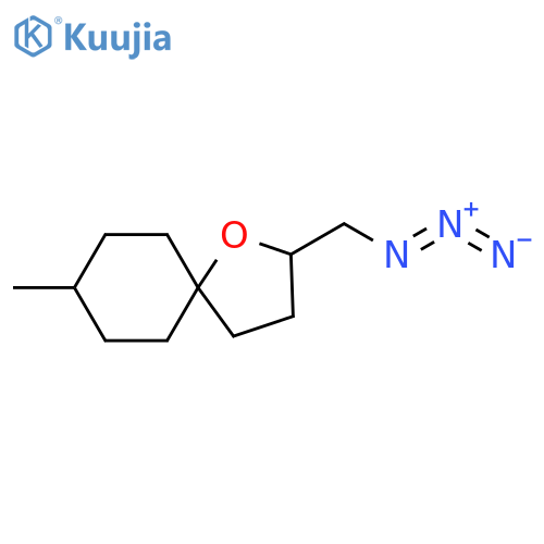 2-(azidomethyl)-8-methyl-1-oxaspiro4.5decane structure