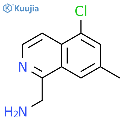 (5-chloro-7-methylisoquinolin-1-yl)methanamine structure