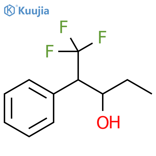 1,1,1-trifluoro-2-phenylpentan-3-ol structure