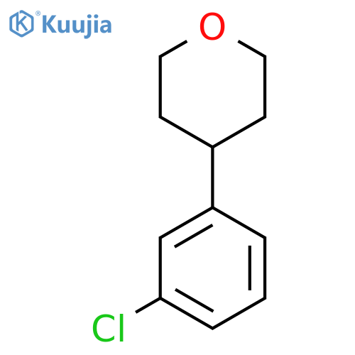 4-(3-Chlorophenyl)oxane structure