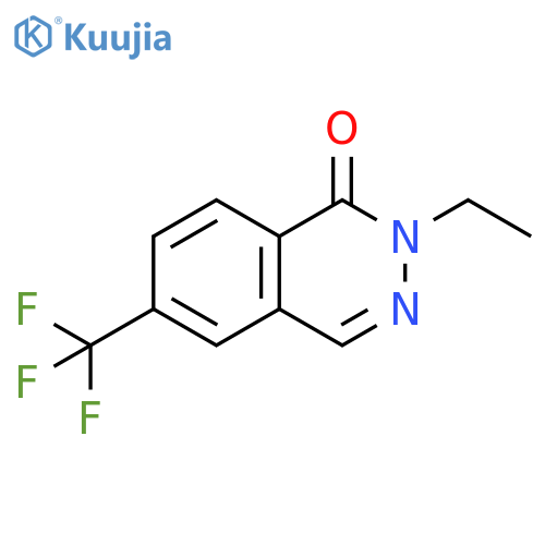 2-ethyl-6-(trifluoromethyl)-1,2-dihydrophthalazin-1-one structure
