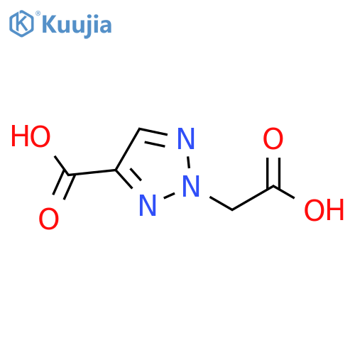 2-(carboxymethyl)-2H-1,2,3-triazole-4-carboxylic acid structure
