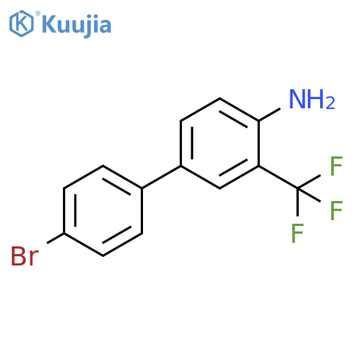 4-(4-bromophenyl)-2-(trifluoromethyl)aniline structure