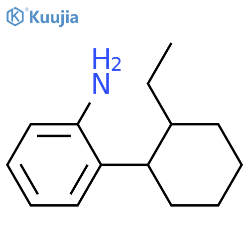 Benzenamine, 2-(2-ethylcyclohexyl)- structure