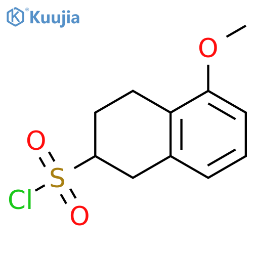 5-methoxy-1,2,3,4-tetrahydronaphthalene-2-sulfonyl chloride structure