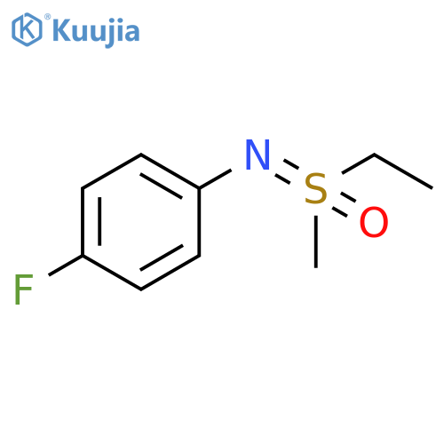 ethyl(4-fluorophenyl)iminomethyl-lambda6-sulfanone structure
