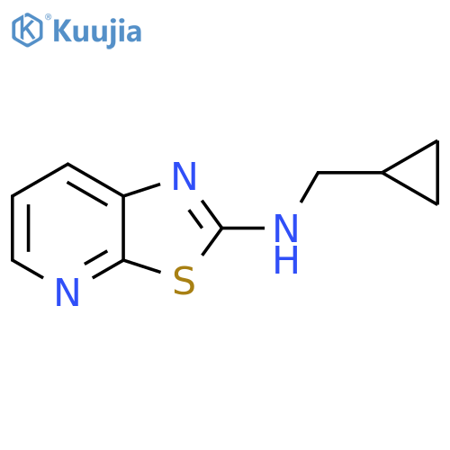 N-(cyclopropylmethyl)-1,3thiazolo5,4-bpyridin-2-amine structure
