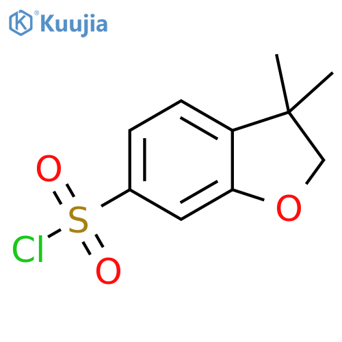 3,3-dimethyl-2,3-dihydro-1-benzofuran-6-sulfonyl chloride structure