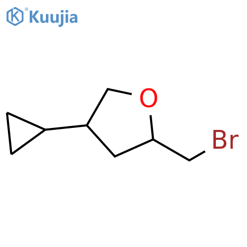 2-(bromomethyl)-4-cyclopropyloxolane structure