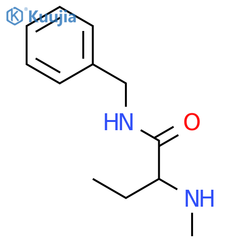 N-benzyl-2-(methylamino)butanamide structure