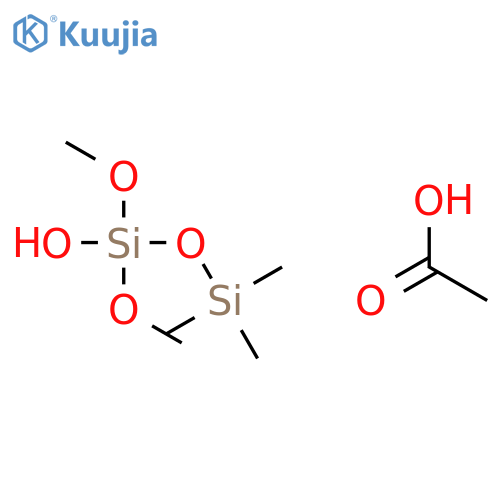 Disiloxanol, 1,1-dimethoxy-3,3,3-trimethyl-, acetate structure