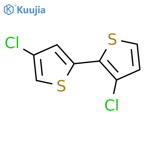 2,2'-Bithiophene, 3,4'-dichloro- structure