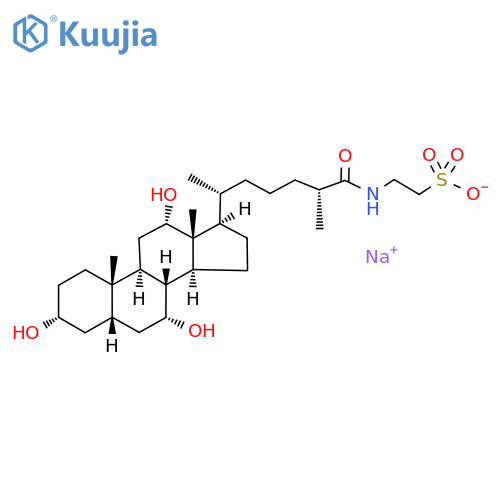 Tauro-(25R)-3α,7α,12α-trihydroxy-5β-cholestan-26-oic Acid Sodium Salt structure