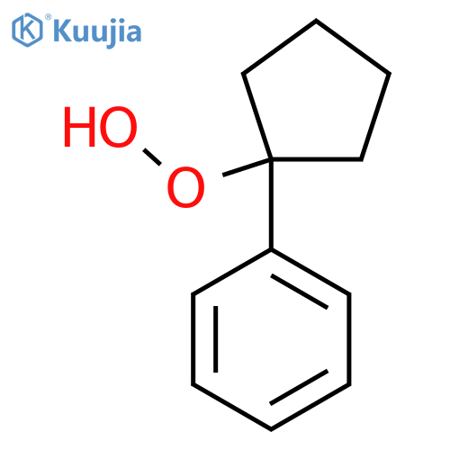 1-Phenyl-cyclopentyl-hydroperoxid structure