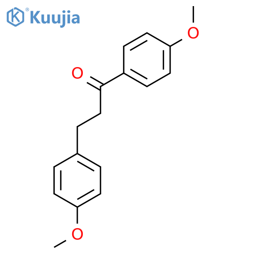 1,3-bis(4-methoxyphenyl)propan-1-one structure