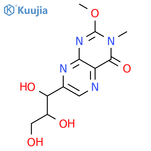 2-methoxy-3-methyl-7-[(1S,2R)-1,2,3-trihydroxypropyl]pteridin-4(3H)-one structure