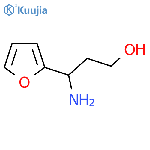 3-Amino-3-(furan-2-yl)propan-1-ol structure