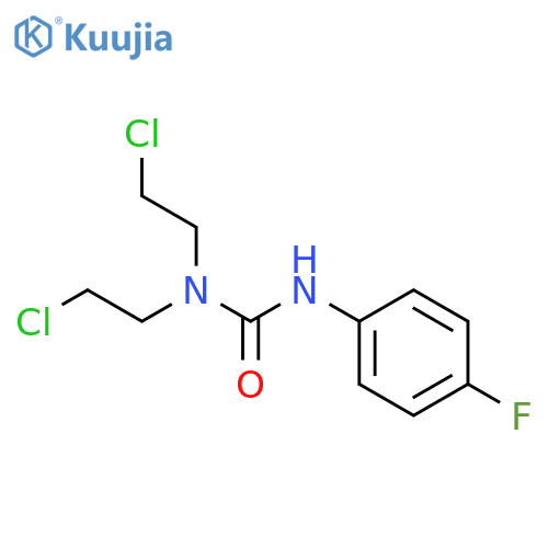 Urea,N,N-bis(2-chloroethyl)-N'-(4-fluorophenyl)- structure