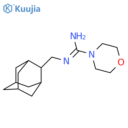 N'-[(adamantan-2-yl)methyl]morpholine-4-carboximidamide structure