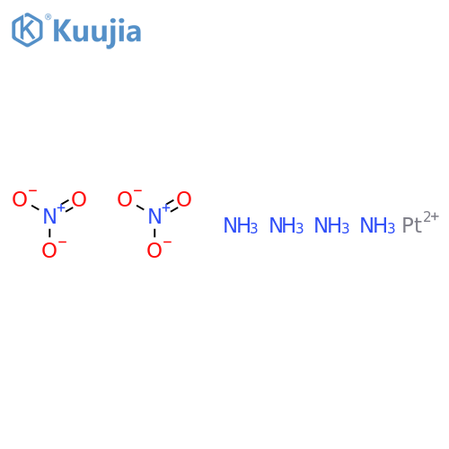 Tetraammineplatinum(II) nitrate structure