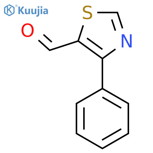 4-Phenyl-1,3-thiazole-5-carbaldehyde structure